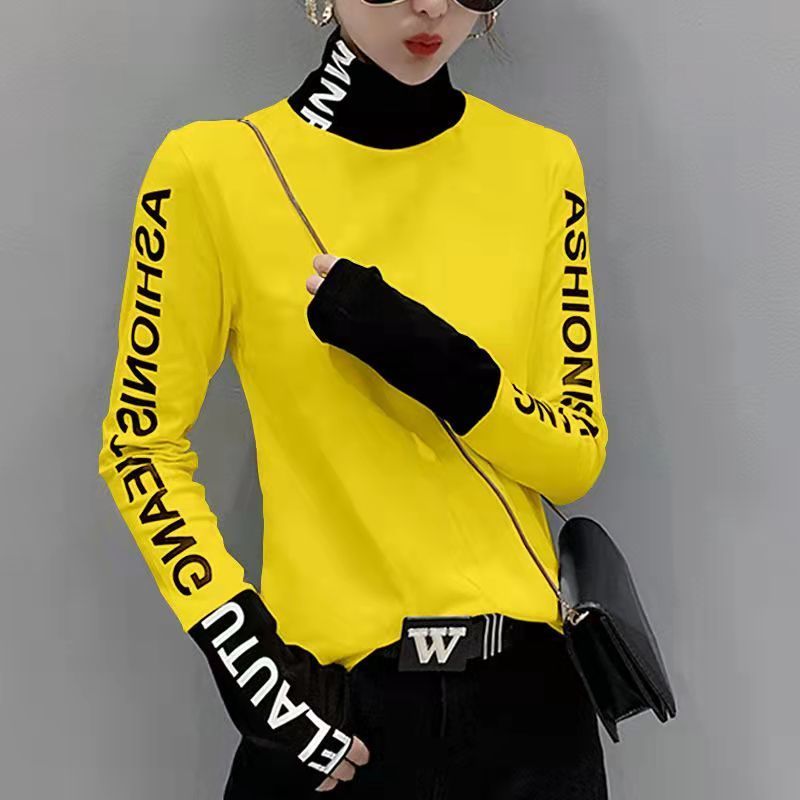 Winter Clothing Offer - Одежда, теплая футболка, желтый топ для