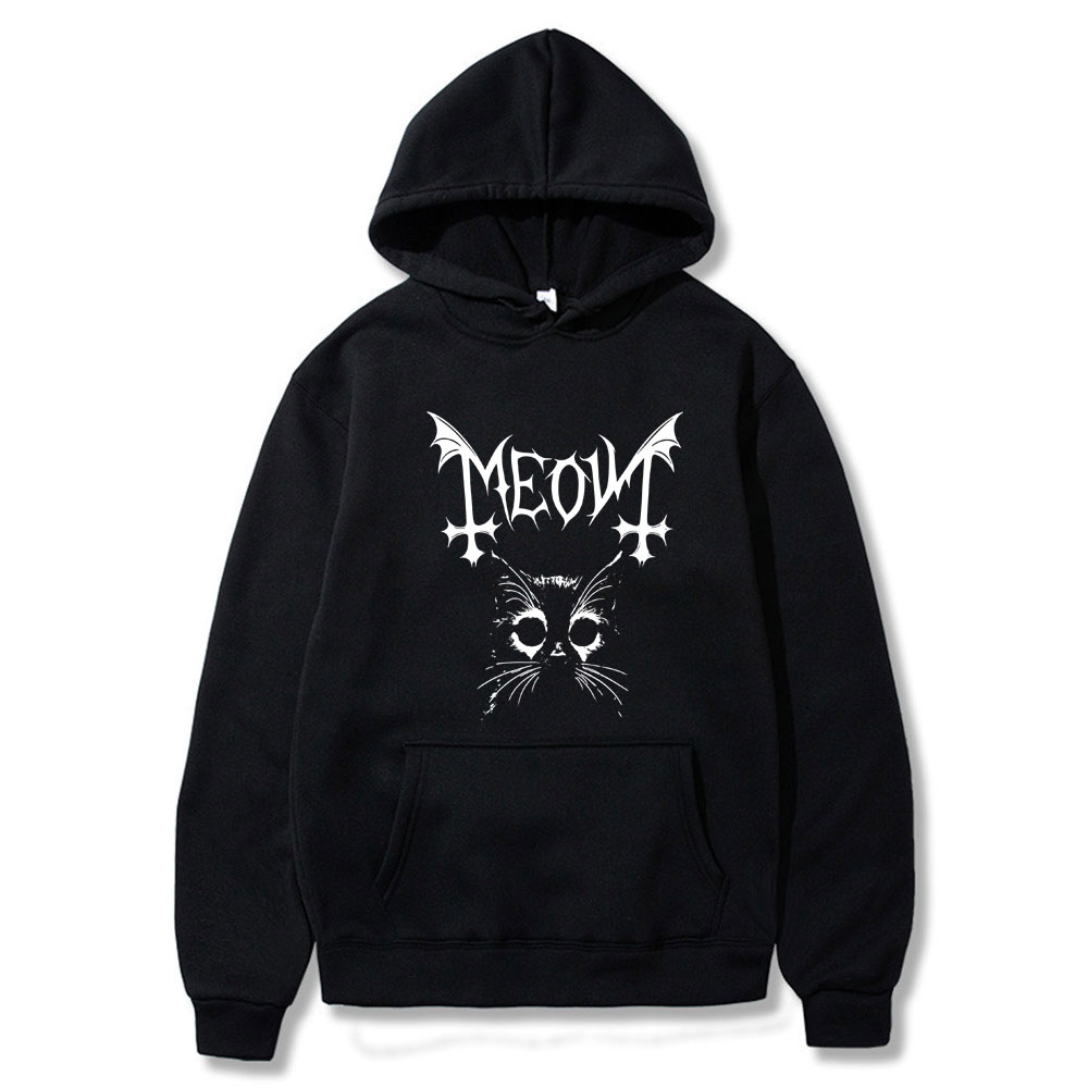Winter Clothing Meme - Забавные худи с принтом Meowl Cat