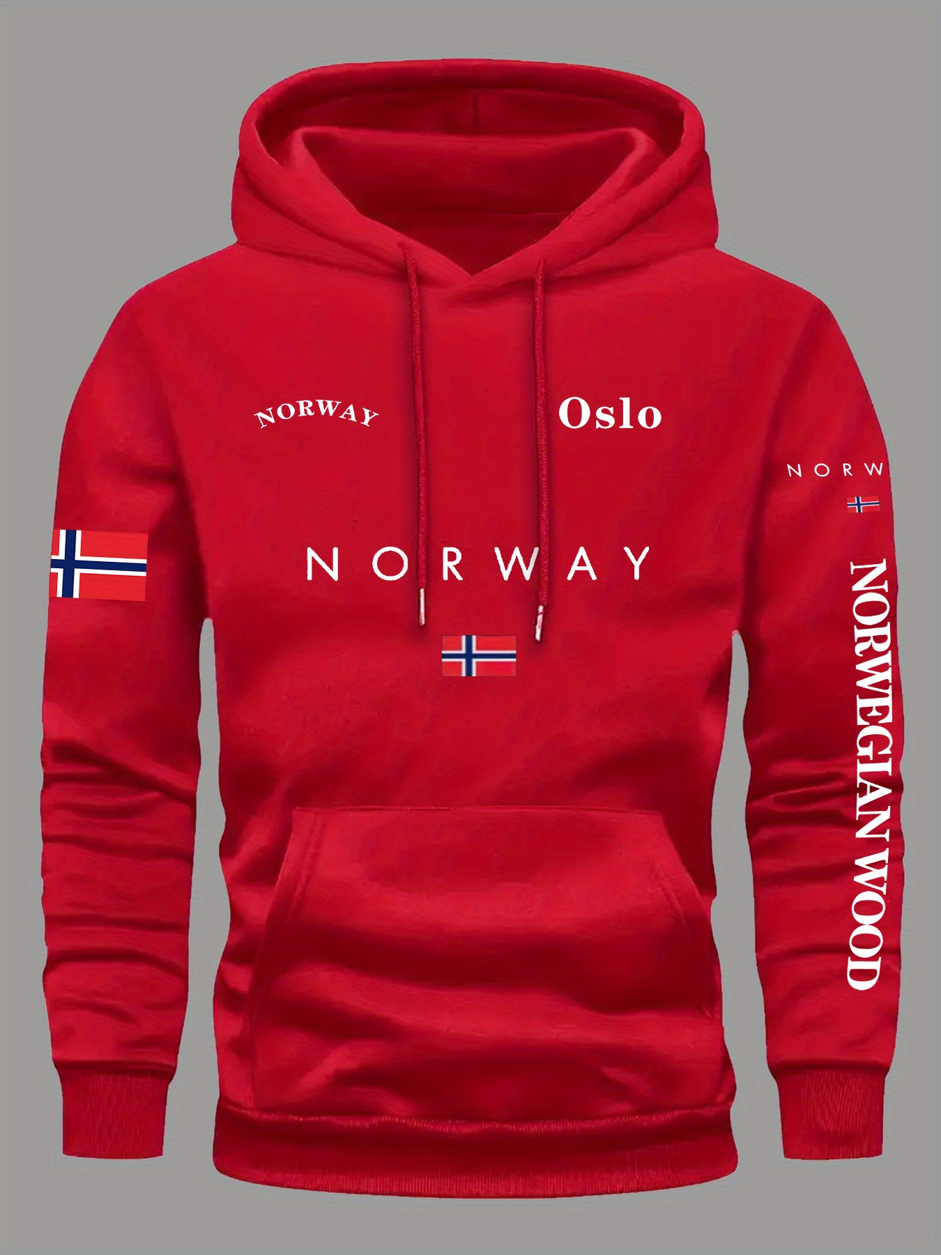 Winter Clothing Norway - Толстовки с флагом Норвегии для мужчин