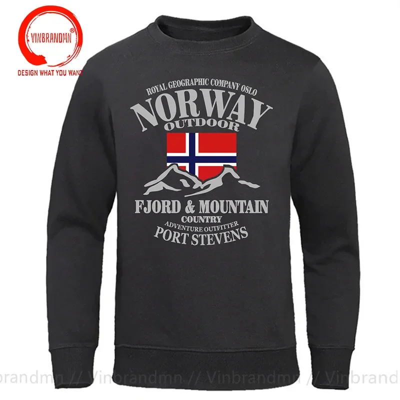 Winter Clothing Norway - Норвегия Fjord Mountain Толстовки с принтами