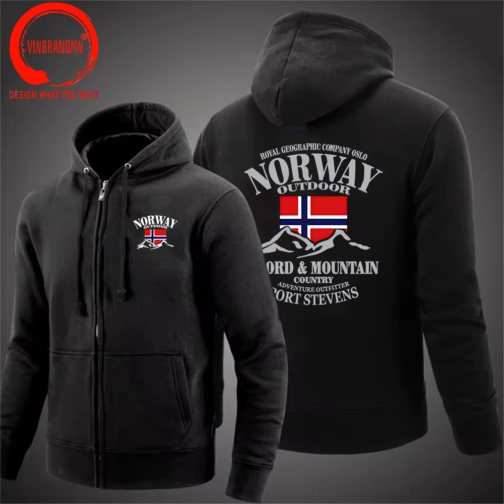 Winter Clothing Norway - Норвегия Fjord, модные толстовки высокого качества,