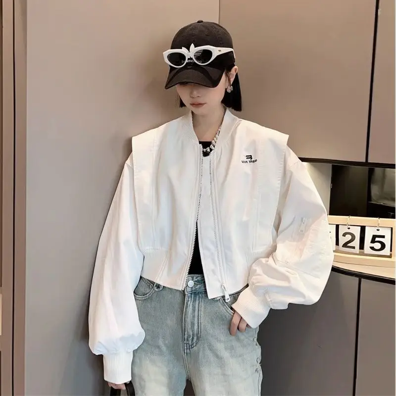 Quality Winter Clothing Bomber Jacket - Женские куртки-бомберы, весенне-осенние короткие женские бейсбольные