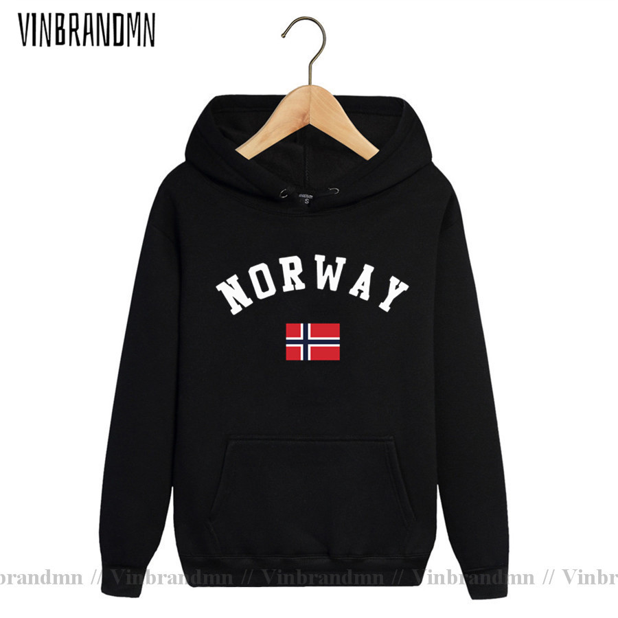 Winter Clothing Norway - Новейшие мужские толстовки с флагом Норвегии