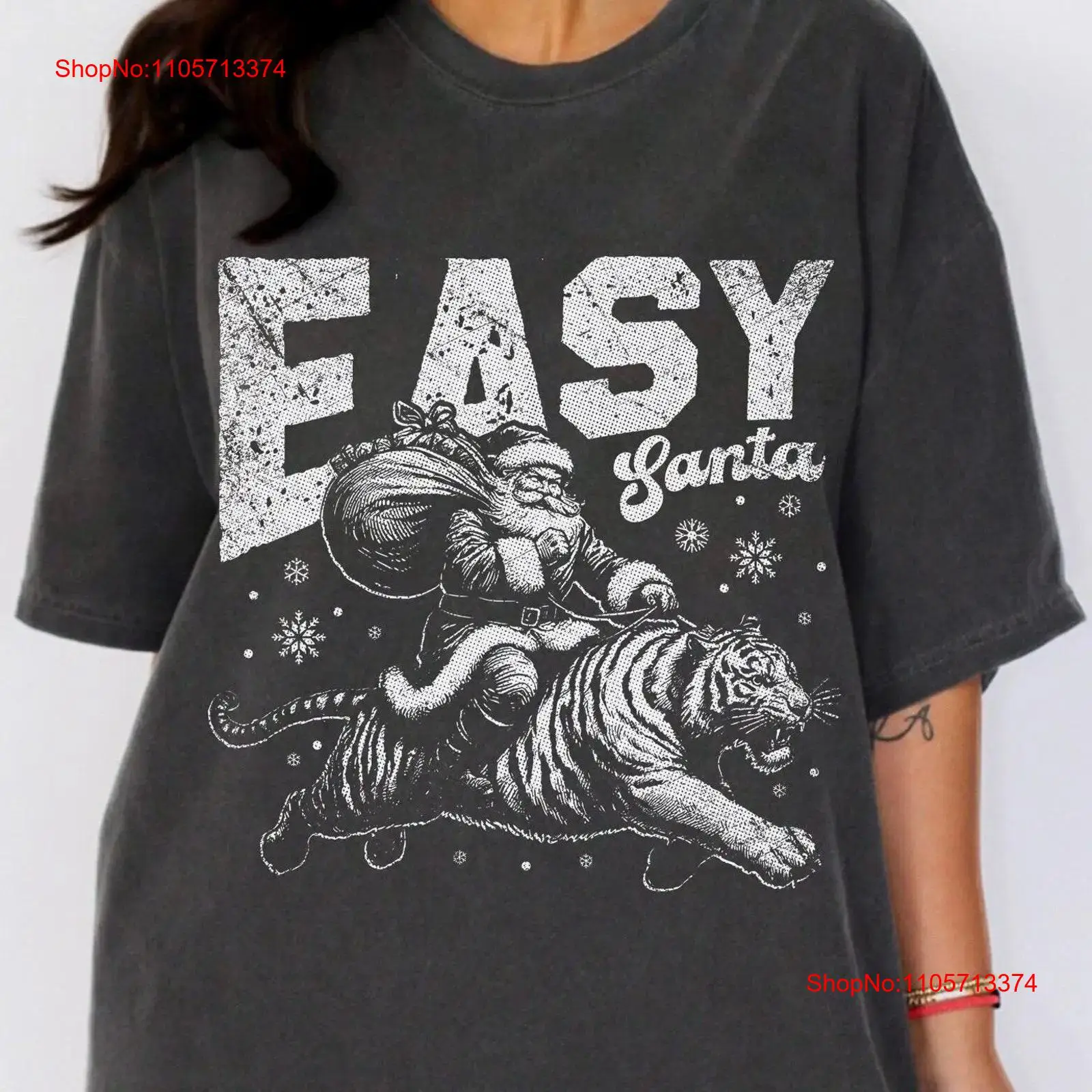 Winter Clothing Meme - Футболка Easy Santa T Shirt Tiger
