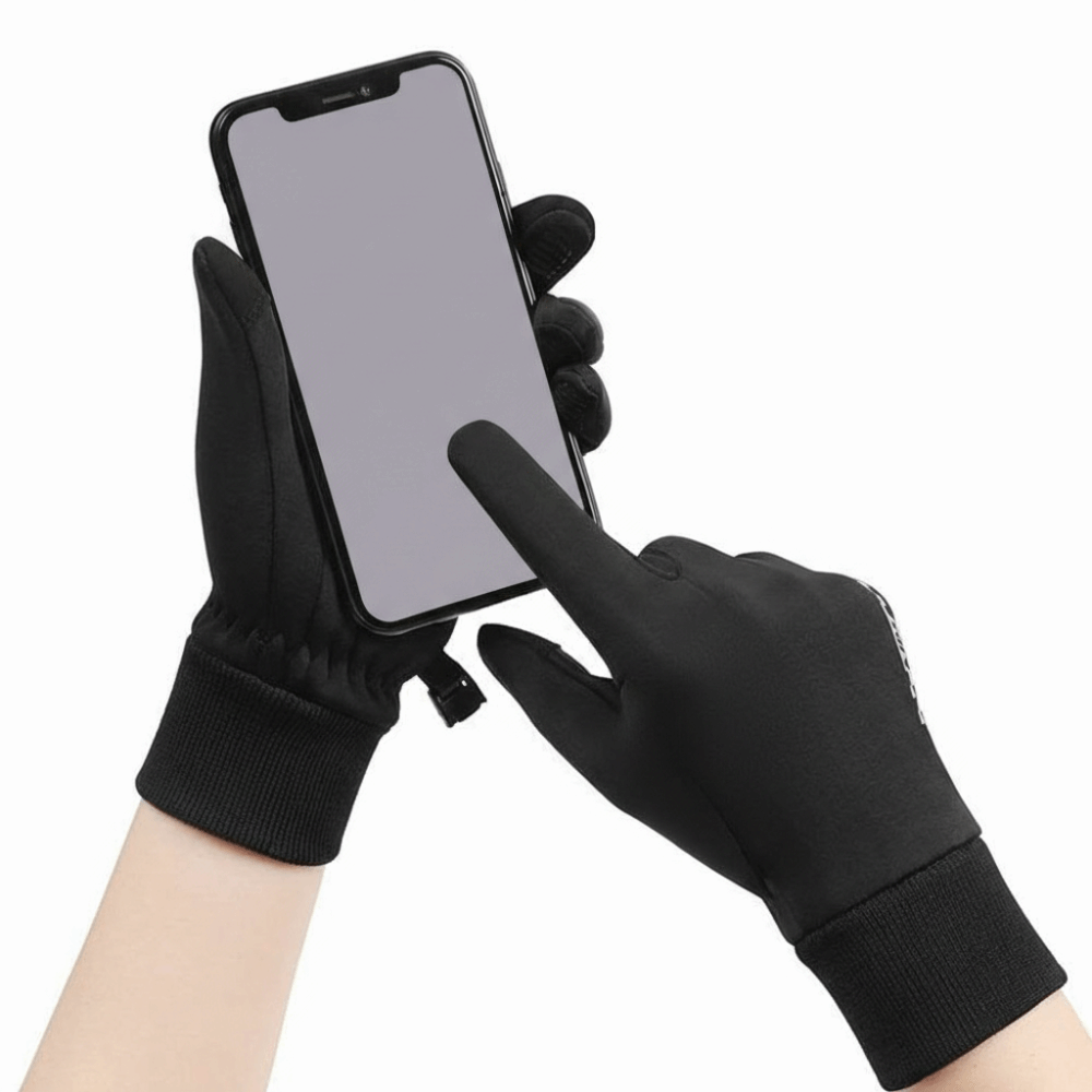 Knit Glove Touch Screen - Нескользящие зимние детские велосипедные перчатки с