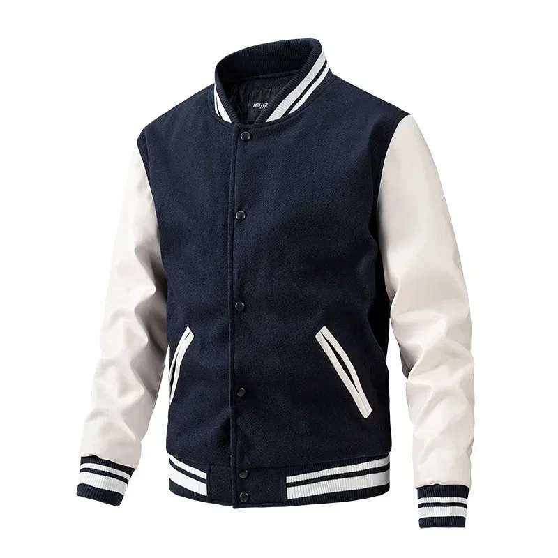 Зимняя мужская бейсбольная кур – обзор и цена Quality Winter Clothing Bomber Jacket
