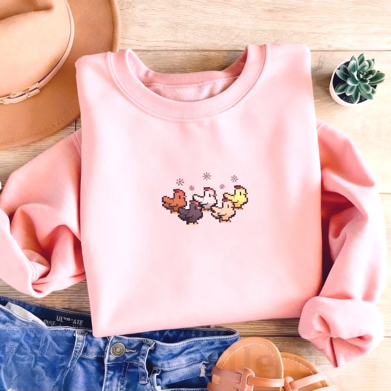 Рождественский свитшот с куриц – обзор и цена Winter Clothing Stardew Valley