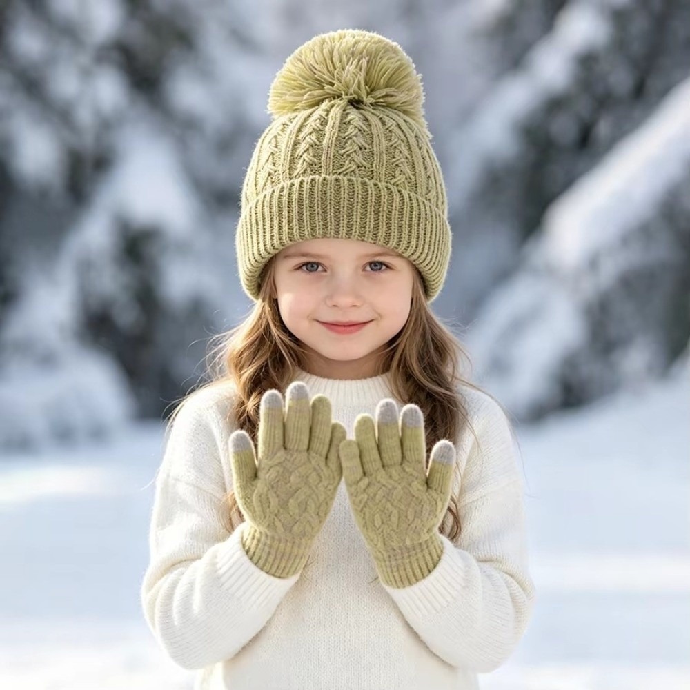 Комплект из 2 предметов: модны – обзор и цена Knit Glove Touch Screen