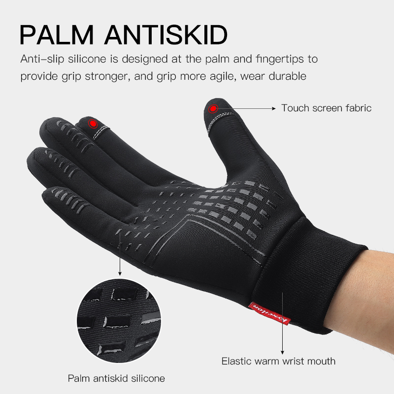 Зимние перчатки для мужчин, во – обзор и цена Knit Glove Touch Screen